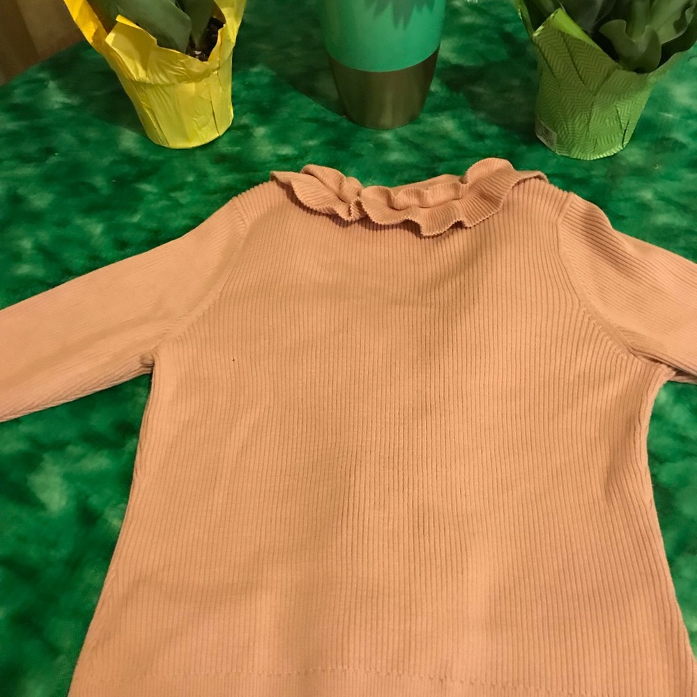 Talbots Petite Pink Ruffle Sweater ❤️ - Picture 5 of 5
